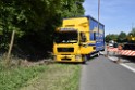 LKW in Boeschung A 3 Rich Frankfurt Hoehe Roesrath Lohmar P204